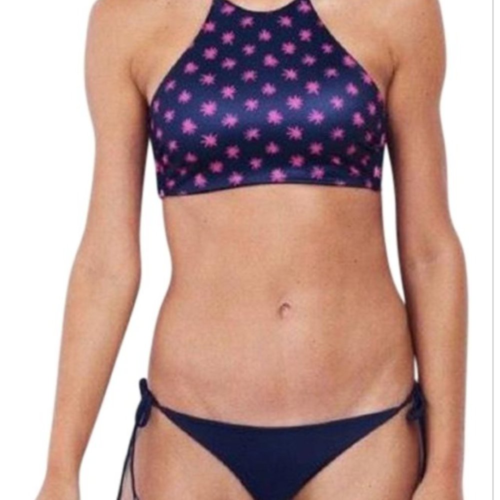 Lands' End Starry Storm Navy Reversible  Bikini